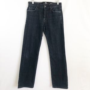 7 For All Mankind Dark Wash Standard Straight Jean